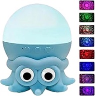 Octopus Ocean Wave Projector Lamp with Bluetooth Speaker, Water Light Projector 8 Nebula Night Light