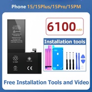 COD High capacity Battery For IP 15 15Plus 15Pro 15Pro Max(free tools)Extremely fast delivery