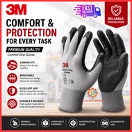 3M Comfort Grip Gloves #4122 / 3M Safety Glove / Cut Resistant / Abrasion Puncture Resistant