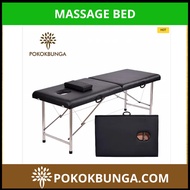 Katil Bekam  Katil Urut  Katil Spa  Katil Mudah Lipat Massage Bed Portable Spa Facial Bed Black