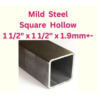 Mild Steel Square Hollow 38mm x 38mm x 1.9mm+- Thickess / Besi Empat Segi 11/2“ x 1 1/2" x 1.9mm+-