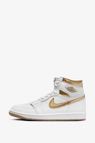 Air Jordan 1 High OG ผู้หญิง White and Gold