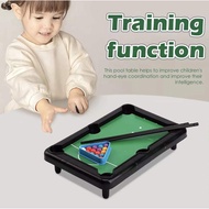 Mini Billiard Ball Snooker Pool Table Top Game Set Kids Toy