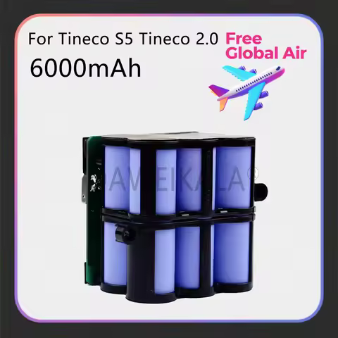 NEW Lithium Original For Tineco S5 Tineco 2.0 Fu Wan washing machine battery 6Ah large capacbattery 