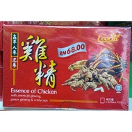 Ecolite Essence of Chicken with American Ginseng & Cordyceps 益康牌泡参虫草鸡精 70mlx6(小盒)