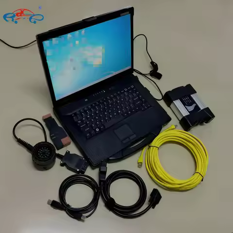 Auto Diagnose Tool for BMW Icom Next A2 Code Scanner Latest V11.2025 Software in Used Laptop CF53 I5