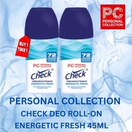check 72 hours Antiperspirant Deodorant Energetic fresh 45 ml