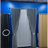 Premium glossy imported blackout curtains, 7, 9 waves