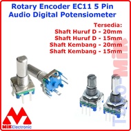 Rotary Encoder EC11 5 Pin Digital Audio Potentiometer