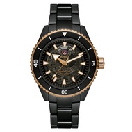 Rado Captain Cook High-Tech Ceramic นาฬิกาข้อมือสุภาพบุรุษ สายไฮเทคเซรามิก, ไทเทเนียม รุ่น R32127162