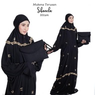 (Art 299X) Prayer Gown JUMBO Continuous Embroidery MANUAL SET Of RAYON PREMIUM ADEM Soft Motive SHANELLA Materials