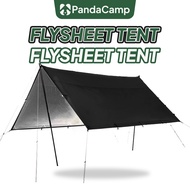 Flysheet Tent Camping Kanopi Khemah Outdoor Tarp Waterproof Fishing Shelter Cover Rain Sun Shade