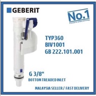 GEBERIT Ford G3/8” TYP360 BIV1001 Bottom Inlet Valve