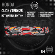 Honda Click 125 Vario V3 2023 Hot Wheels Decals Set