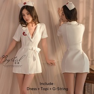 Crystal ANNIE Sexy lingerie nurse / Costume lingerie nurse nurse sexy women's clothes Halloween Nurs