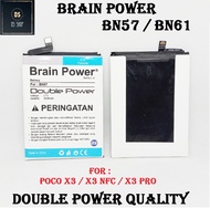 Double Power Baterai HP Xiaomi Redmi Mi Note 1 A1 2 S2 3 4 4A 4X 5 5A 5X 6 6A 7 7A 8 8A 9 9A 9C 10A 