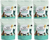 Tailspring Milk Replacer for Puppies, Powdered, 16oz (Pack of 6) Made with Whole Goat Milk