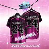 Arianna【Free Custom Name & Number】2026 NFL Edition Jersey Baju Tshirt Lelaki Lengan Pendek Retro Col