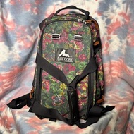 95% new Gregory Garden Tapestry 2way backpack duffle bag 40L  綠花 紅花 拉鏈兩用背囊 旅行袋 書包 背包 手抽袋  可拆式揹帶
