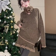 one set women outfit outfit woman set Sweater Suit Skirt Set - Knitted Two-Piece Outfit for Autumn/W
