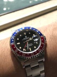 品相好 行走精神 Rolex  16700 Pepsi  GMT-MASTER 淨錶無盒無紙