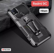 Redmi Xiaomi 9C Robot Standing Cover Silikon Casing Handphone