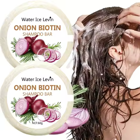 Onion Biotin Shampoo Bar. Rosemary Onion Extracts Biotin. Scalp Nourishment Hair Strength. 60g Pure 