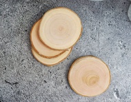 Wood slice satuan - Wood coaster - tatakan kayu