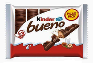 Kinder Bueno with Milk &amp; Hazelnuts (3's x 43g)