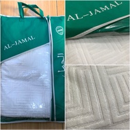 Premium Imported Microfiber Ihram Cloth AL-JAMAL XHX888 CAMEL EXCLUSIVE AL JEDDAH ALMAS SAHARA ~ Whi