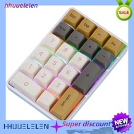hhuue21Keys Mini Keyboard 2.4G Wireless Number Pad Mechanical Numeric Keypad for Accounting Numpad G