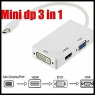 Thunderbolt Cable Mini Display Port To Dvi - Hdmi - Vga Mini Dp 3 In 1 Ramadan