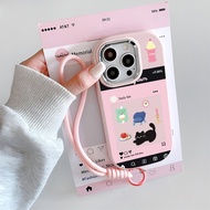 Samsung Case+bracelet Case Silicone Star Casing Samsung A07 A06 a25 5G A55 A56 5G A36 A15 S24 ULTRA 