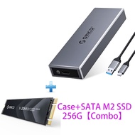 SSD Adapter ORICO Tool Free Aluminium M2 SATA SSD Case SATA 6Gbps NVMe 10Gbps PCIe Type C M.2 SSD En