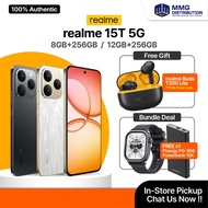 realme 15T 5G | 12+256GB / 8+256GB | 50MP AI Camera Smartphone | 7000mAh Battery | 120Hz AMOLED