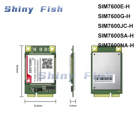 SIMCOM 4G CAT4 SIM7600 Module SIM7600E-H/SIM7600JC-H/SIM7600G-H/SIM7600SA-H/SIM7600A-H/SIM7600NA-H M