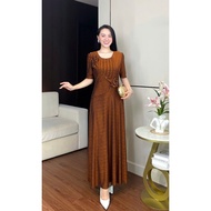 Long Party Dress H804 Stone Pressed Emulsion from 50-80kg 3 sizes Slim Elegant Business Women Dress