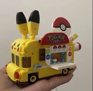 Pokemon car 比卡超 美食車 block lego 玩具 積木