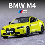 Diecast car 1:34 BMW M4 G82 Mpower Models Alloy Car Diecast Toy Vehicle With lights and sound