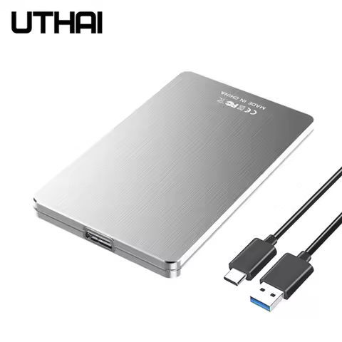 UTHAI G13 New USB3.1 High-Speed 7mm 5mm Mobile SATA Hard Drive Enclosure 2.5 Inch Aluminum Alloy Enc