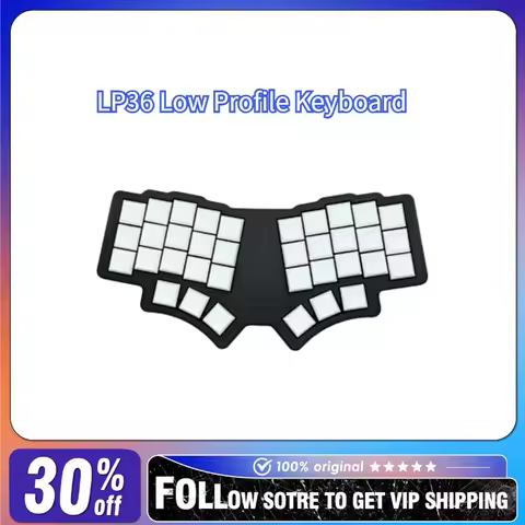 LP36 Low Profile Mechanical Keyboard Kit 3D Printing Wired Single-mode Ergonomics Hot Swappable RGB 