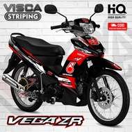 Stiker Striping Vega ZR Full Body Variasi Petronas