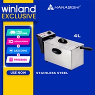 Hanabishi by Winland Quick Fry 4L Deep Fryer HFRY-40SS
