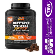 MuscleTech Nitro Tech Ripped Whey Protein 4 lbs (30g protein, 3g carb, 150 cal, carnitine)