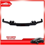 ◇ § ♟ Toyota Vios 2019-2024 Rear Bumper Diffuser (CHROME / MATT BLACK)