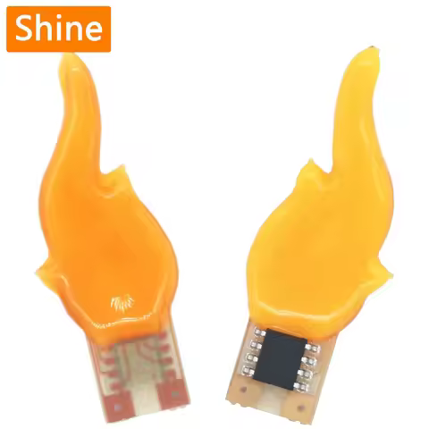 LED DC3v 5v Candle Flame Lamp COB DC3.7v LED Light Bulb Diode Party Camping Decoration Home Light Bu