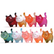 9 Styles 3 Generations Warm Series Cats Chubby Real Cats Transparent Cats Figures Creative Landscapi