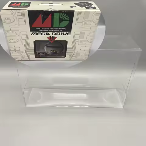 1 Box Protector For MEGA DRIVE MD1 MD2 Genesis （Not mini） Console Box Clear Display Case Collect Box