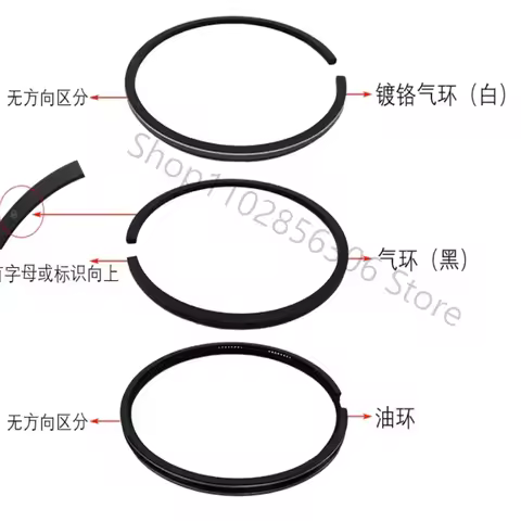 1 Set air cold diesel engine Piston ring 170F 173F 178F 186F 186FA 188F 190F 192F