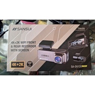 DVR Dashcam Sansui SA-DV120 4K+2K 2 cameras (Front and Rear)
